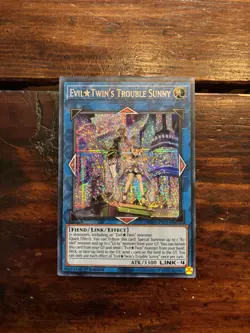 Yugioh Evil Twin’s Trouble Sunny MP22-EN216 - Secret Rare - NM - Image 1