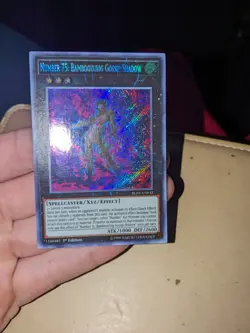 Yugioh - Number 75: Bamboozling Gossip Shadow - BLRR-EN032 - Secret Rare 1st NM - Image 1