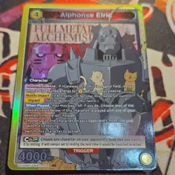 Union Arena Fullmetal Alchemist Alphonse Elric SR Holo Character Card Bandai 40… - Image 1