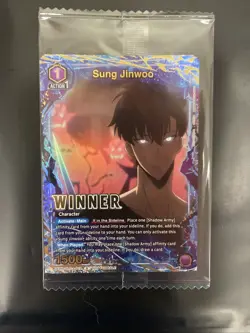 Union Arena Solo Leveling Sung Jinwoo Winner UEPR/SLG-1-019 Sealed - Image 1