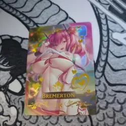 Bremerton UR Goddess Story Anime Waifu Card Girl Foil Doujin Azur Lane - Image 1