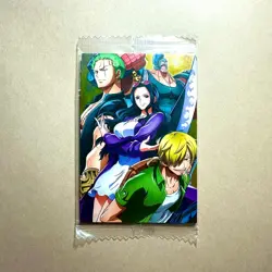 Straw Hat Crew- No.22 - SEALED One Piece Stampede Wafer Card Japanese B35 LL - Image 1