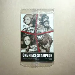 Straw Hat Crew- No.22 - SEALED One Piece Stampede Wafer Card Japanese B35 LL - Image 2