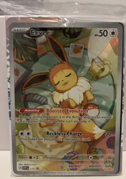 Pokemon TCG Eevee Prismatic Evolutions Promo Card SVP173 - NEW SEALED - Image 1