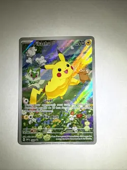 Pokemon Pikachu TCG SVP 88 Black Star Promo Holo Card Full Art, Near Mint/Min - Image 1