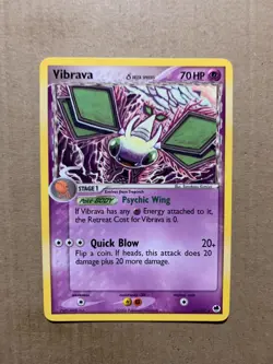 Vibrava 24/101 EX Dragon Frontiers - Uncommon Pokemon Card - NM/Mint - Image 1