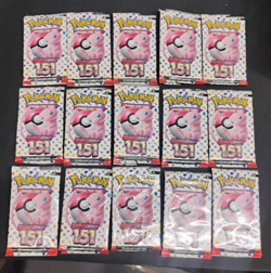 (15) EMPTY Pokemon TCG 151 Empty S&V Booster Packs MEW Artwork Wrappers NO Cards - Image 2