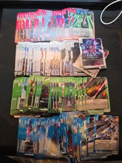 200 Card Bulk Lot - Gundam Card Game TCG - Image 1
