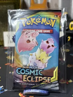Pokemon Trading Card Game Sun & Moon Cosmic Eclipse Booster Pack D21 Vintage Tin 820650805899 - Image 3