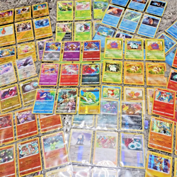Pokemon Binder Collection Mixed Cards Holos, Reverse, Jungle Vintage Trainer Gal - Image 1