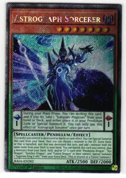 Astrograph Sorcerer Platinum Secret Rare | RA04-EN282 | English Yu-Gi-Oh Card - Image 1
