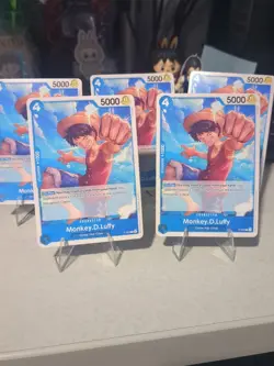 5x Monkey.D.Luffy P-055 - One Piece TCG - English Card NM Promo PRB - Image 1