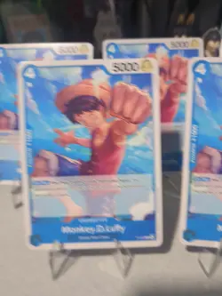 5x Monkey.D.Luffy P-055 - One Piece TCG - English Card NM Promo PRB - Image 2