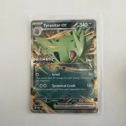 Tyranitar ex (Prismatic Evolutions Stamp) 064/131 Pokemon Card - Image 1