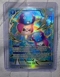 Zen-Oh FB09-031 Alternate Art Dual Evolution Dragon Ball Card English Fusion - Image 1