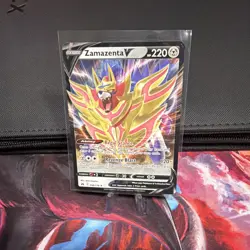 Pokemon Crown Zenith Zamazenta v Card 98/159 Zamazenta Battle - Image 1