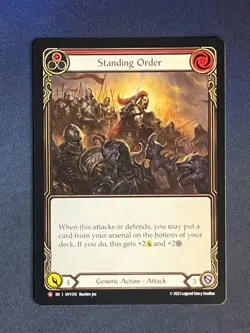 FAB HVY210 Standing Order Generic Action Attack Majestic Flesh and Blood - Image 1