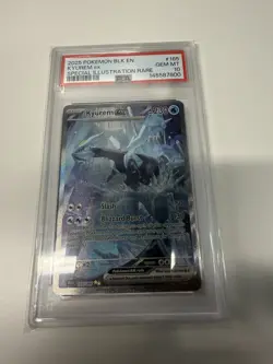 PSA 10 GEM MINT Kyurem Ex Black Bolt 165/086 Graded Pokemon Card SIR - Image 1