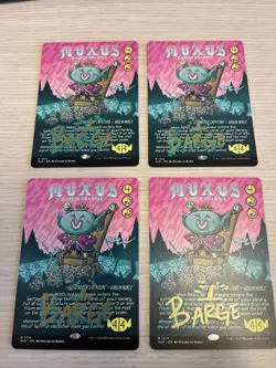 4x Muxus, Goblin Grandee x4 ARTIST SIGNED BARGE Non-Foil -Secret Lair MTG Magic - Image 1