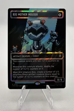 Big Mother Mouser (Borderless) (Surge Foil) Teenage Mutant Ninja Turtles MTG - Image 1