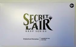 Magic Secret Lair Diabolical Dioramas Rainbow Foil Edition Sealed! - Image 1