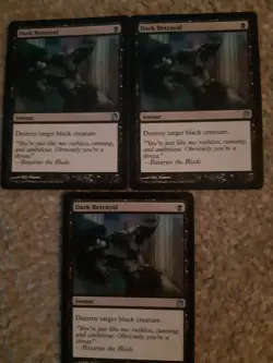 MTG 3 x Dark Betrayal - Theros - Image 1