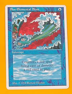 MTG BLUE ELEMENTAL BLAST Summer Magic (Edgar) (OldManMTG 013-823) - Image 1