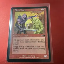 Magic the Gathering MTG Mogg Toady (95) Nemesis - Image 1