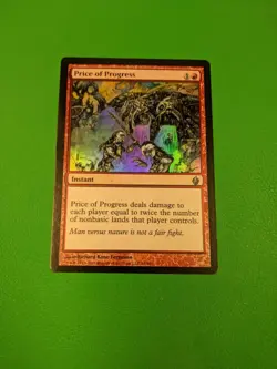 Price of Progress Premium Deck Series: Fire and Lightning Foil - Image 1