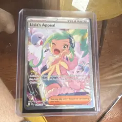 Pokemon Lisia's Appeal Sv08 Surging Sparks 246/191 Trainer Full Art Holo SIR - Image 1
