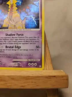 Pokemon Giratina TCG 4/146 Legends Awakened Platinum Holo LP/MP - Image 4