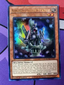 Ancient Gear Statue MZTM-EN045 Maze of the Master 1st Edition Near Mint Yugioh - Image 1