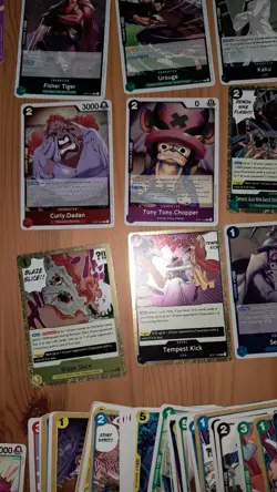 lotto carte one piece eng OP-07 Rare Holo Leader Pack Fresh - Image 5