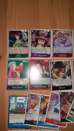 lotto carte one piece eng OP-07 Holo Rare Leader Pack Fresh - Image 2