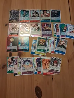 Lotto Carte One Piece Vari Set Holo Reverse Rare Secret Eng Pack Fresh - Image 1