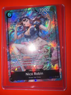 Nico Robin Alt Art Legacy of the Master OP12-087 SR One Piece TCG English - Image 1