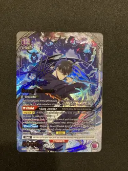 Union Arena Solo Leveling Sung Jinwoo 022 SR** 2 Star NM - Image 1