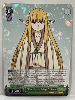 Weiss Schwarz Frieren Beyond Journeys End The Great Mage Serie SFN/S108-E025 RR - Image 1