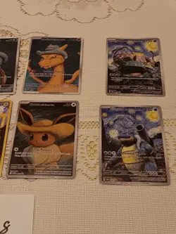 8 Starry Night Pokemon x Van Gogh Promo Card -Read Description - Image 3