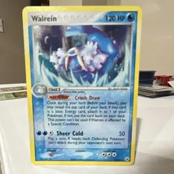 Pokemon Walrein EX Hidden Legends Holo Rare 15/101 120 HP English TCG Card - Image 1
