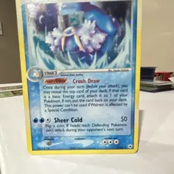 Pokemon Walrein EX Hidden Legends Holo Rare 15/101 120 HP English TCG Card - Image 3