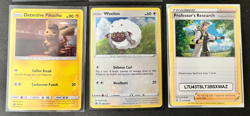 6 Pokemon Promo Cards Vaporeon, Flareon, 2 Pikachu, Wooloo,Professor's Research - Image 3