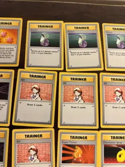 VINTAGE SHADOWLESS Pokemon Base Set Collection - Lot of 29 Cards - TRAINER CARDS - Image 5