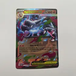 Mega Charizard X ex 013/094 Me02: Phantasmal Flames Holo Pokemon Card - Image 1