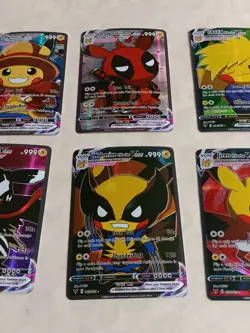 6Pikachu Pokemon Card Holo GX VSTAR VMAX GX EX Cosplay Art - READ DESCRIPTION - Image 2