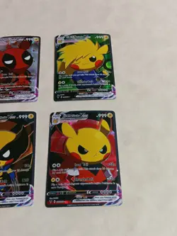 6Pikachu Pokemon Card Holo GX VSTAR VMAX GX EX Cosplay Art - READ DESCRIPTION - Image 3