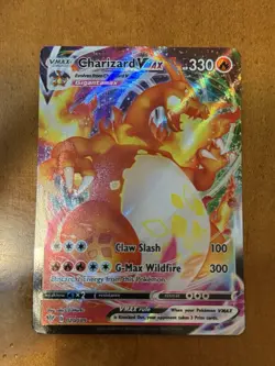 Pokemon TCG Charizard VMAX Darkness Ablaze Rare Holo Card 20/189 - Image 1