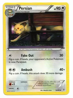 Pokemon Card: Persian 54/83 XY Generations! NM - Image 1