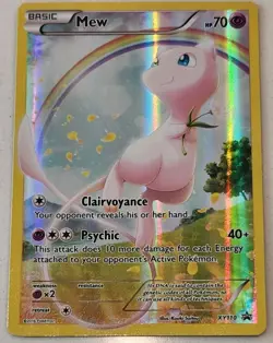 Mew XY110 - XY Black Star Promo Holo Foil Full Art Pokemon Card - Image 1