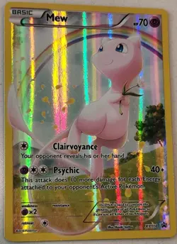 Mew XY110 - XY Black Star Promo Holo Foil Full Art Pokemon Card - Image 2